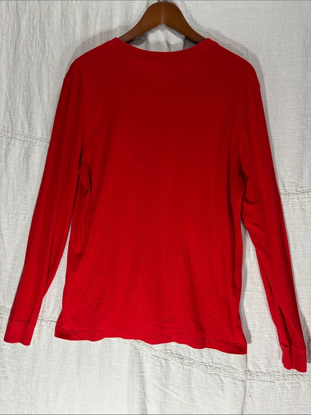 Nike Red Kansas City Long Sleeve Tee with KC Badge